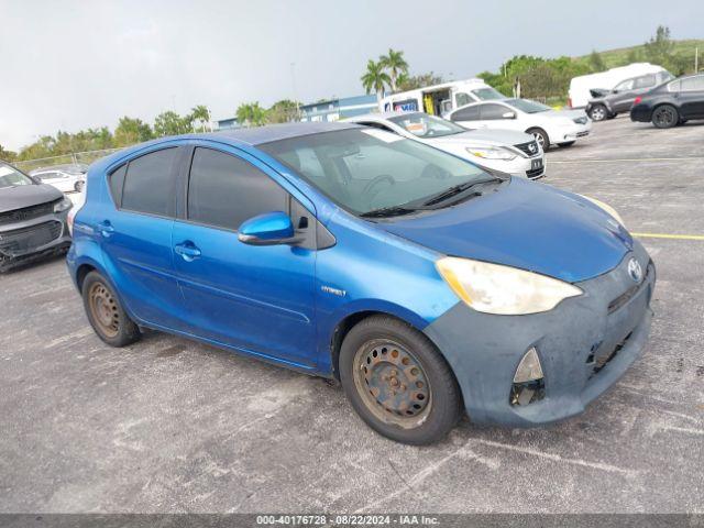  Salvage Toyota Prius c