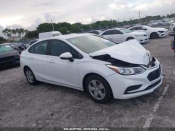  Salvage Chevrolet Cruze