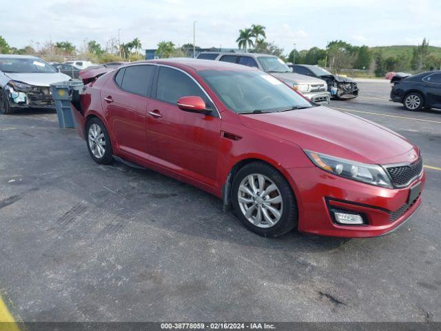  Salvage Kia Optima