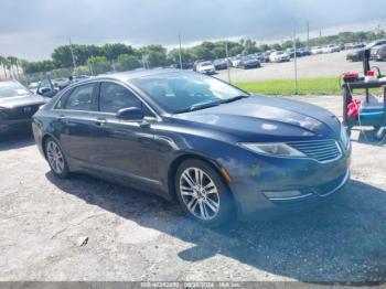  Salvage Lincoln MKZ