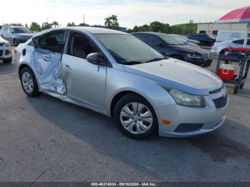  Salvage Chevrolet Cruze