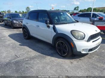  Salvage MINI Cooper S Countryman