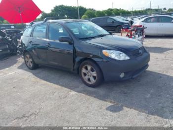  Salvage Toyota Matrix