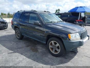  Salvage Jeep Grand Cherokee