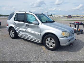  Salvage Mercedes-Benz M-Class