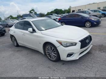  Salvage INFINITI Q50