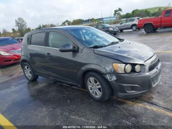  Salvage Chevrolet Sonic