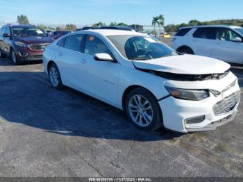  Salvage Chevrolet Malibu