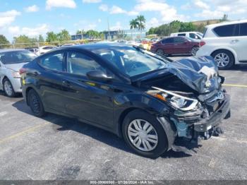  Salvage Hyundai ELANTRA