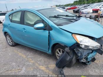  Salvage Toyota Prius c