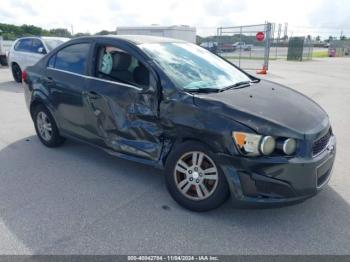  Salvage Chevrolet Sonic