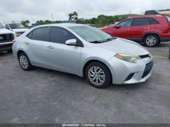  Salvage Toyota Corolla