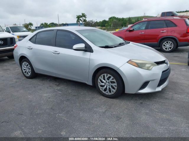  Salvage Toyota Corolla