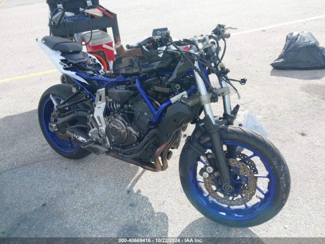  Salvage Yamaha Fz07