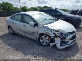  Salvage Chevrolet Cruze