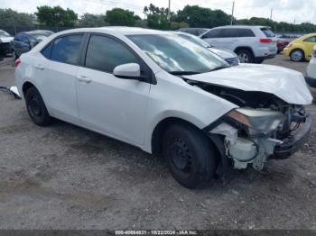  Salvage Toyota Corolla