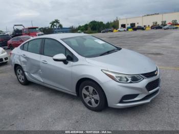  Salvage Chevrolet Cruze