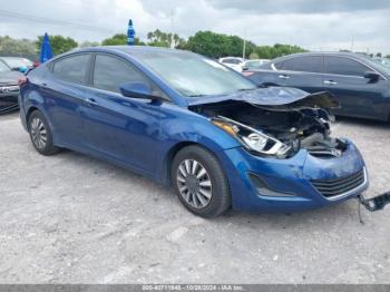  Salvage Hyundai ELANTRA