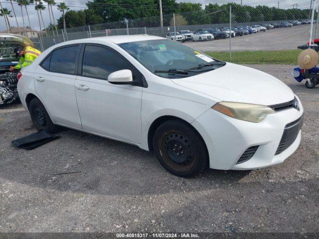  Salvage Toyota Corolla