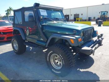  Salvage Jeep Wrangler