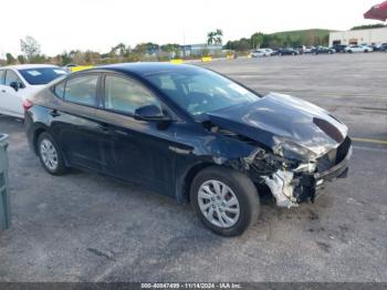  Salvage Hyundai ELANTRA