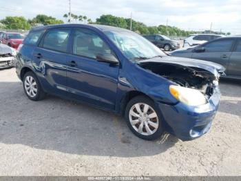  Salvage Toyota Matrix