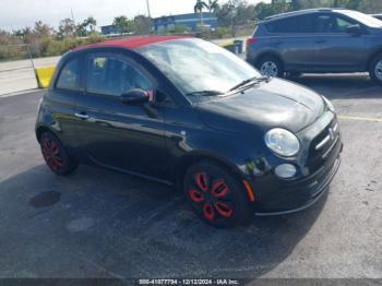  Salvage FIAT 500c