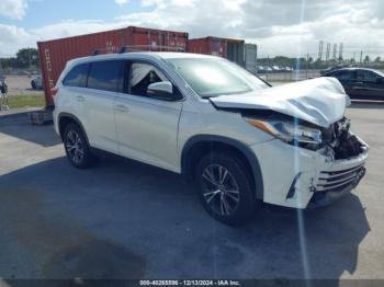  Salvage Toyota Highlander