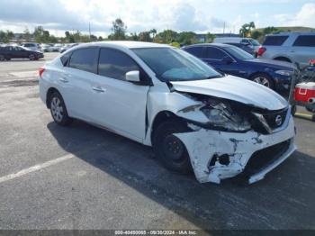  Salvage Nissan Sentra