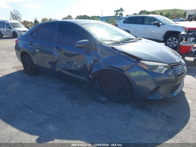  Salvage Toyota Corolla