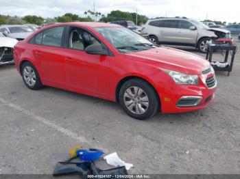  Salvage Chevrolet Cruze