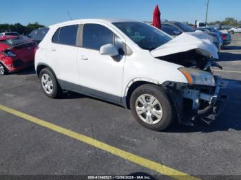  Salvage Chevrolet Trax