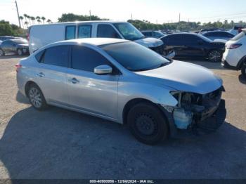  Salvage Nissan Sentra