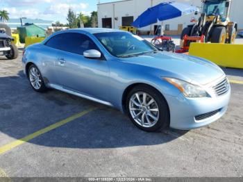  Salvage INFINITI G37