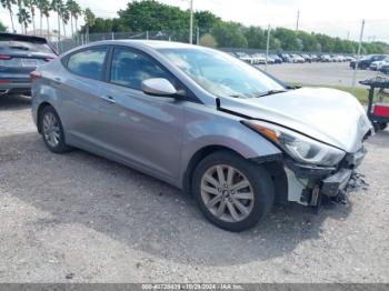  Salvage Hyundai ELANTRA