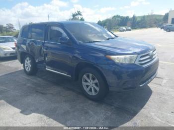  Salvage Toyota Highlander