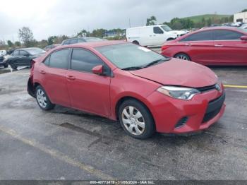  Salvage Toyota Corolla