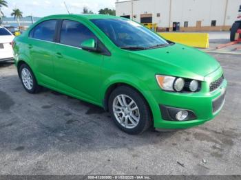  Salvage Chevrolet Sonic