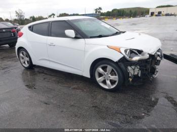  Salvage Hyundai VELOSTER