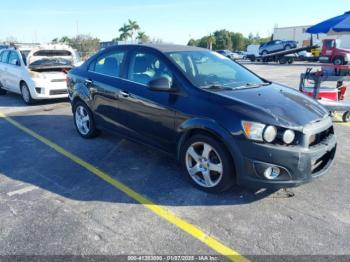  Salvage Chevrolet Sonic