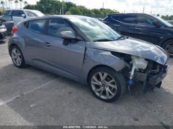  Salvage Hyundai VELOSTER