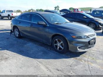  Salvage Chevrolet Malibu