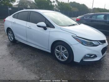  Salvage Chevrolet Cruze