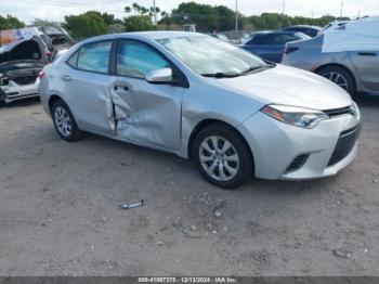  Salvage Toyota Corolla