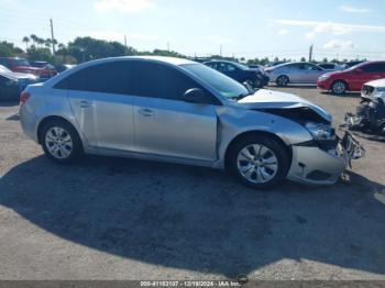  Salvage Chevrolet Cruze