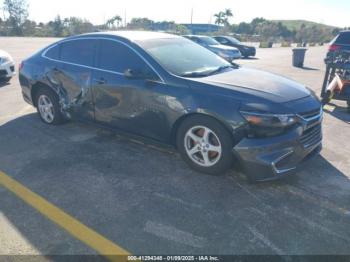  Salvage Chevrolet Malibu