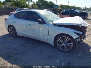  Salvage INFINITI Q50