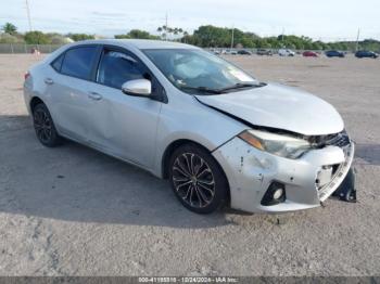  Salvage Toyota Corolla