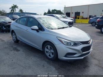  Salvage Chevrolet Cruze