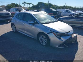  Salvage Toyota Corolla